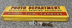 VTG 26 Lighted Kodak Film Cameras PHOTO DEPARTMENT Sign Store Advertising