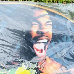 VTG 90's Busta Rhymes Mountain Dew Store Display Double Sided Sign Deadstock