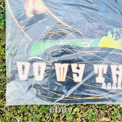 VTG 90's Busta Rhymes Mountain Dew Store Display Double Sided Sign Deadstock