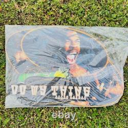 VTG 90's Busta Rhymes Mountain Dew Store Display Double Sided Sign Deadstock