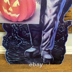 VTG 90's Nestle Halloween Store Display Standee Todd Shorr Frankenstein RARE