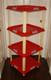 VTG Coca Cola Coke Red 4 Tier Stackable Shelf Advertising Store Display Rack