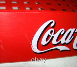VTG Coca Cola Coke Red 4 Tier Stackable Shelf Advertising Store Display Rack