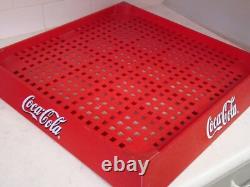 VTG Coca Cola Coke Red 4 Tier Stackable Shelf Advertising Store Display Rack