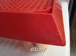 VTG Coca Cola Coke Red 4 Tier Stackable Shelf Advertising Store Display Rack