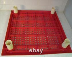 VTG Coca Cola Coke Red 4 Tier Stackable Shelf Advertising Store Display Rack