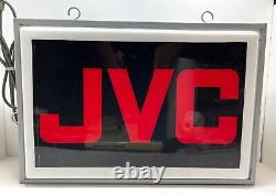 VTG JVC Electronics Double Sided Hanging Store Display Light RARE