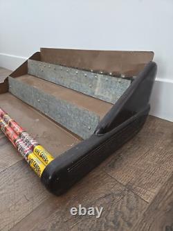 VTG Life Savers 9 Flavor Metal Tin Candy 3 Rack Store Display Sign Advertizing