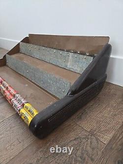VTG Life Savers 9 Flavor Metal Tin Candy 3 Rack Store Display Sign Advertizing