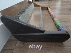 VTG Life Savers 9 Flavor Metal Tin Candy 3 Rack Store Display Sign Advertizing