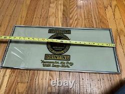 VTG Master Photo Finishers America Eagle Glass Store Display Sign Film Camera