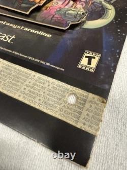 VTG Phantasy Star Online Store Display! Sega Dreamcast 2000 Sign 16x12 Sign