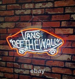 Vanns Real Glass Neon Light Sign Store Pub Display Neon Wall Sign