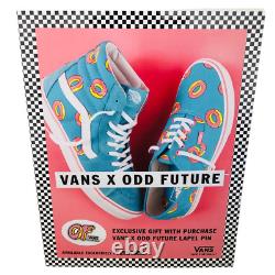 Vans Off The Wall Store Display Sign X Odd Future Skate Shoes Donuts Pink 23x30