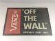 Vans Shoes Off The Wall Wooden Store Sign Display 18 x 26
