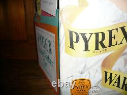 Very Rare 1940's Original Pyrexcardboard Standing Store Display Wi/original Box