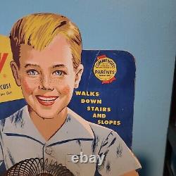 Very Rare Original 1953 Slinky Moving Store Display Vintage Advertisement Sign