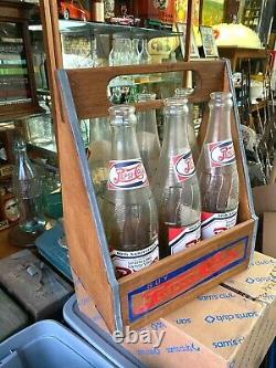 Vg Pepsi Cola 6 Pack Carrier Carton HUGE Bottle Store Soda Fountain Display Sign
