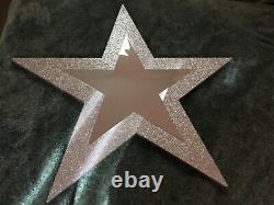 Victorias Secret Store Signage Prop Display Sign Glitter Star Mirrored 22 in