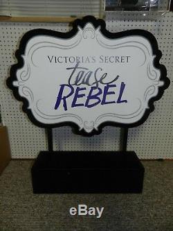 Victorias Secret Tease Rebel Lighted Store Display Prop Advertising & Also Sign
