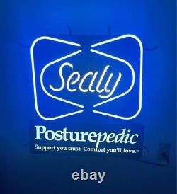 Vihtage Sealy Posturepedic Neon Sign Store Retail Advertising Display Sign Works