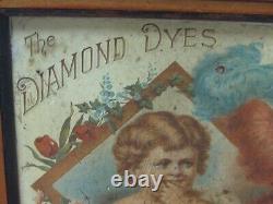 Vintage 1800's General Store Diamond Dyes Cabinet Baby