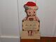 Vintage 1913 Royal Society Kewpies Santa Store Counter Display Sign