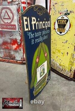 Vintage 1920's EL PRINCIPAL CIGARS Advertising Sign Cardboard Store Display