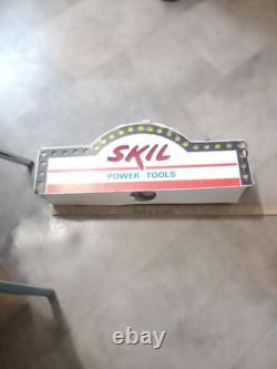 Vintage 1940 Skil Electric Tool Advertising Store Display Sign Rare Antique