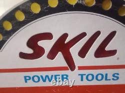 Vintage 1940 Skil Electric Tool Advertising Store Display Sign Rare Antique