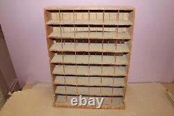 Vintage 1940's RIT Tints & Dyes General Store 23 Wood Display Cabinet Sign