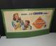 Vintage 1948 Orange Crush Cardboard Advertising Sign Crushy Store Display RARE