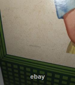 Vintage 1948 Orange Crush Cardboard Advertising Sign Crushy Store Display RARE