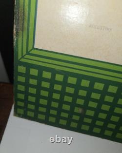 Vintage 1948 Orange Crush Cardboard Advertising Sign Crushy Store Display RARE