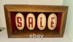 Vintage 1950's-60's Rotating Shoe Sale Sign