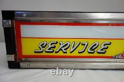 Vintage 1950s Mack Truck Bulldog Service Dealer Lighted Sign Gas Oil Advertising