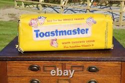 Vintage 1950s Nickles Toastmaster Bread Sign Store Display Bakery Lima Ohio RARE