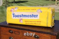 Vintage 1950s Nickles Toastmaster Bread Sign Store Display Bakery Lima Ohio RARE