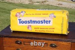 Vintage 1950s Nickles Toastmaster Bread Sign Store Display Bakery Lima Ohio RARE