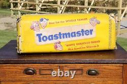 Vintage 1950s Nickles Toastmaster Bread Sign Store Display Bakery Lima Ohio RARE