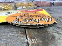 Vintage 1960's HepKat Tiger Air Freshener Cardboard Store Display Clown