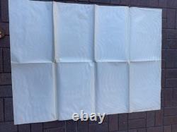 Vintage 1968 HALLOWEEN Trick Or TREAT retail store display sign HUGE paper 40x54