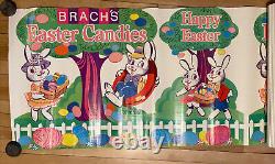 Vintage 1973 Brach's Candy Happy Easter Store Display Banner 24 W & 10' Long