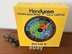 Vintage 1980's Sony Sports Handycam Variable Speed Shutter Dealer Store Display