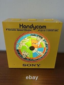 Vintage 1980's Sony Sports Handycam Variable Speed Shutter Dealer Store Display