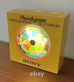 Vintage 1980's Sony Sports Handycam Variable Speed Shutter Dealer Store Display