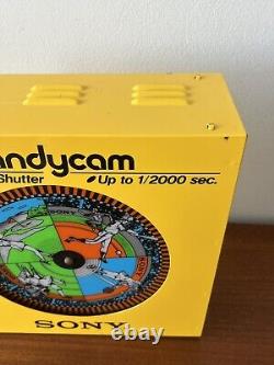 Vintage 1980's Sony Sports Handycam Variable Speed Shutter Dealer Store Display