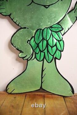 Vintage 1985 Jolly Green Giant Advertising Store Display Sign Sprout Cardboard