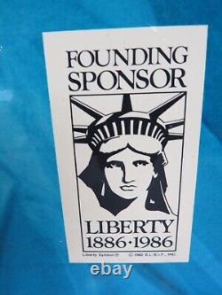 Vintage 1986 Metal Advertising Sign KODAK Store Display Statue LIBERTY Standee