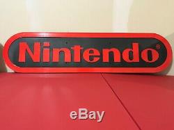 Vintage 1990's Nintendo Store Display Sign Authentic! Amazing Condition